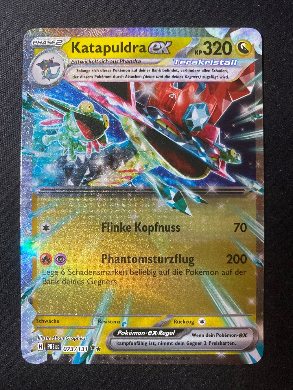 Pokémon Carte collezionabili: Katapuldra ex 73 - Dragapult - Prismatic Evolutions - DE – Nuovo (secondo la descrizione) da Hausen AG venduto da Shrade