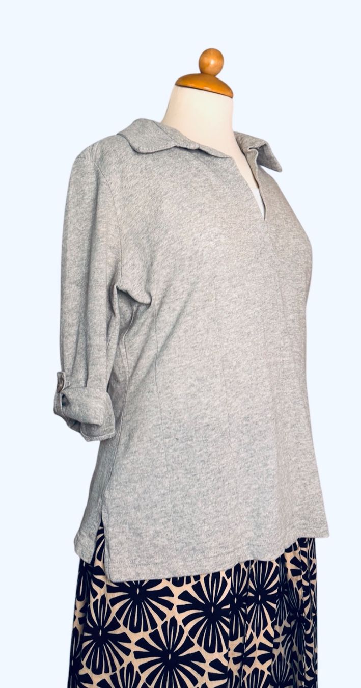 Camicette: NEU Blusenshirt ZEITLOS by LUANA  hellgrau, Gr2 /40 – Nuovo (secondo la descrizione) da Würenlos venduto da ffrance3