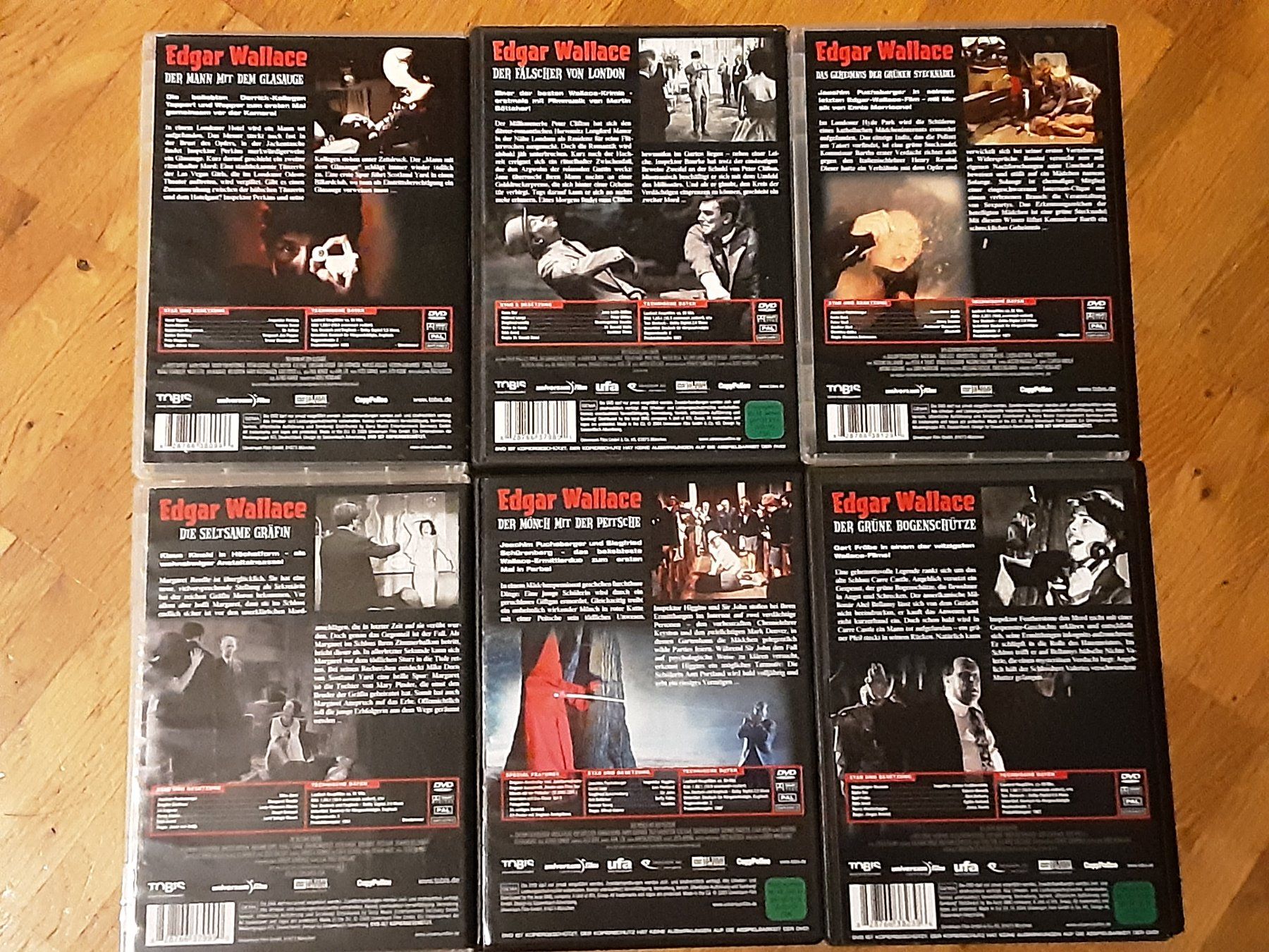 Tutti i DVDs: Edgar Wallace - 6 Filme – Usato da Wallisellen venduto da Sawr 1