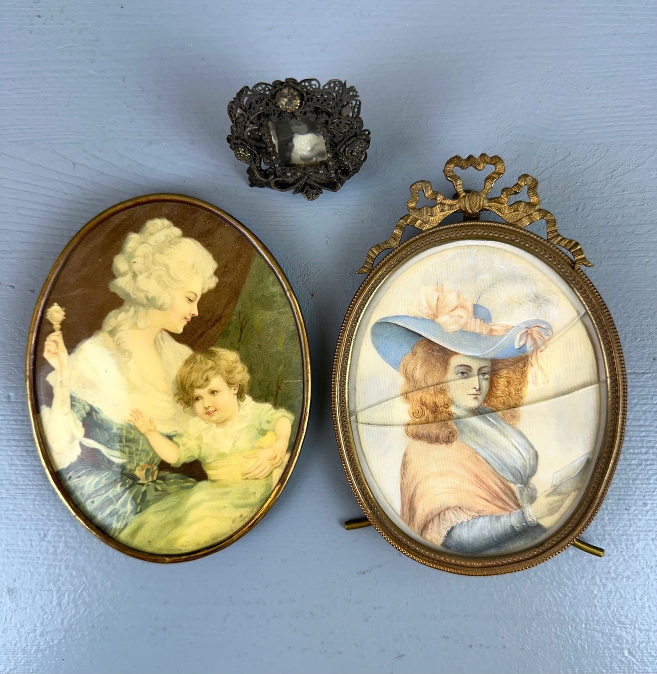 Gemälde: ANTIKE PORTRAIT MINIATUREN #27 – Gebraucht aus Zürich von NIKI777