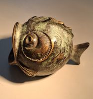 VTG Deutscher Bronze Aschenbecher, B.R.C. Mid-Century Modern