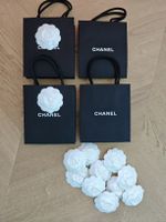 CHANEL Mini Papiertaschen 4Stk. Kamelien Blumen 10Stk. NEU