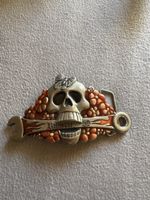 Gürtelschnalle Rumble 59 Totenkopf Design gebrauchter Zu