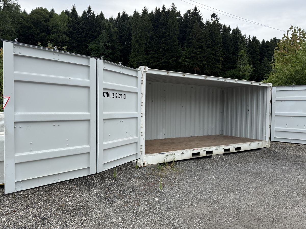 Contenitori edile: 20 Fuss Lagercontainer Open Side Seitenöffnung – Usato da grosswangen venduto da Poliniman0 4