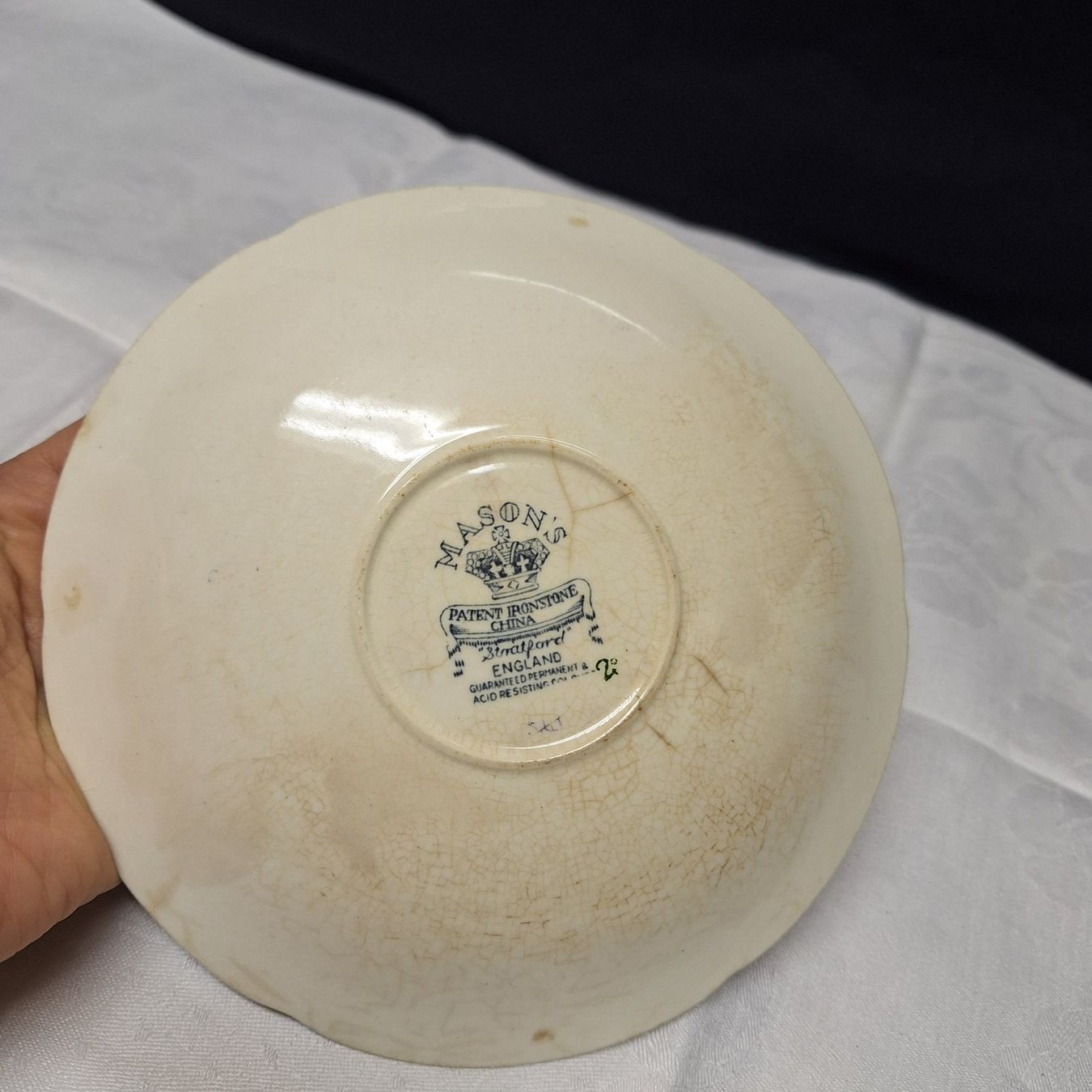 Piatti: Versand möglich. Mason's Patent Ironstone, Strathmore Teller – Usato da Winterthur venduto da Goldpipau 7