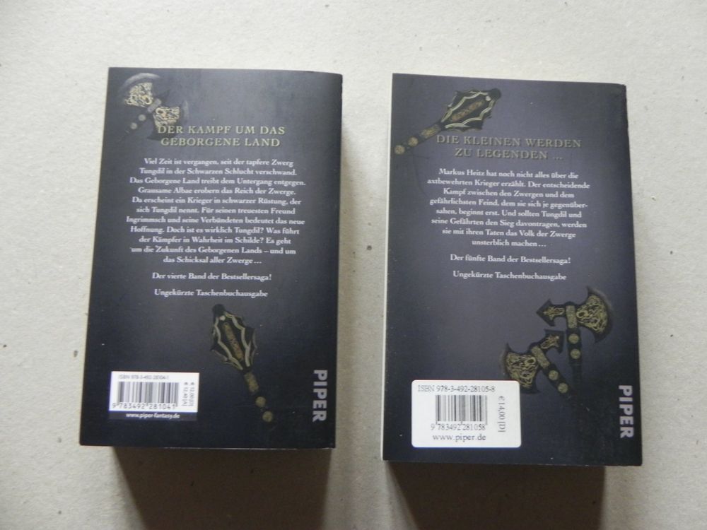 2 Bücher Zwerge Triumph & S.