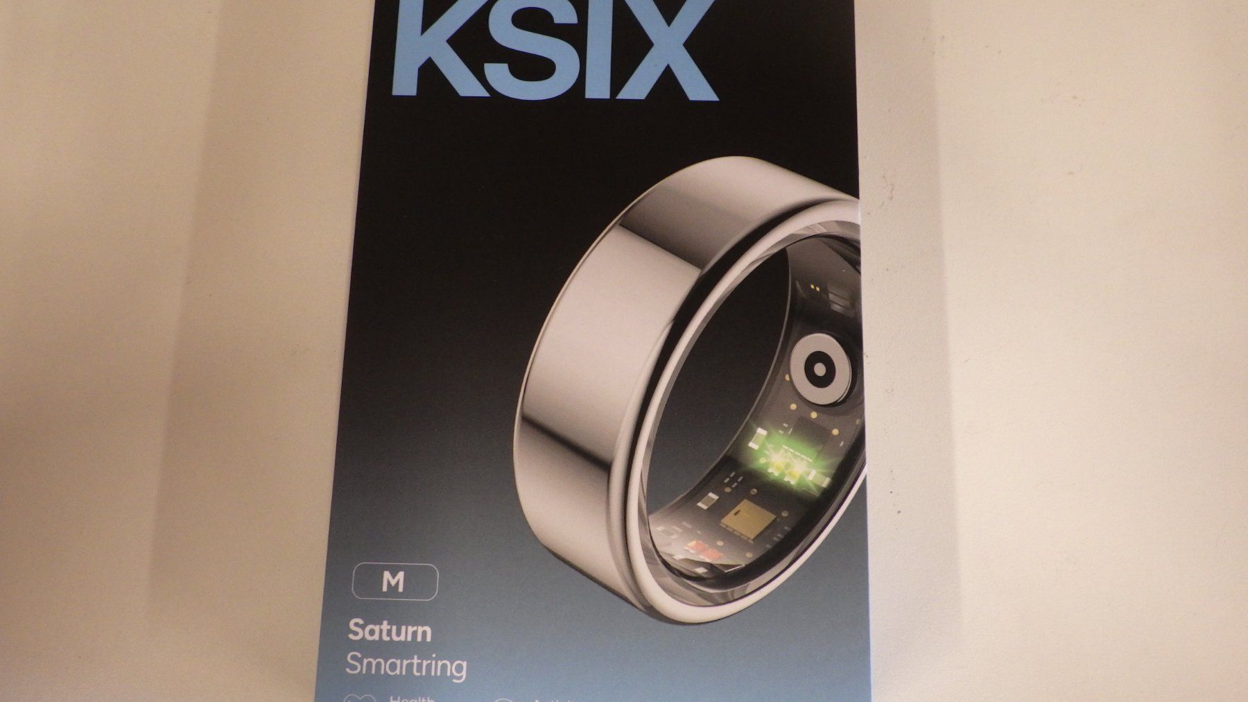 Ringe: KSIX Smart Ring Saturn M (10, Silber) – Neu und originalverpackt aus Gossau ZH von OrderflowAG