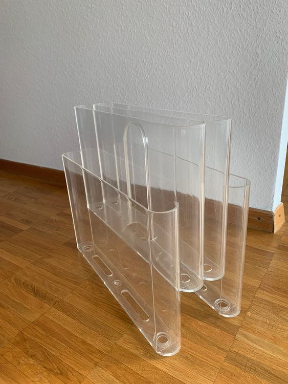 Présentoir Brochures A5 5 Étages Transparent - Porte-revues Plastique PS 15.5x15.6x29cm