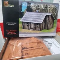 Pegasus Holzhaus 1:72 Russisch