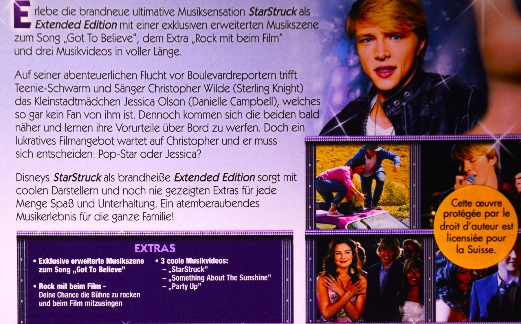 Tutti i DVDs: STAR STRUCK / EXTENDED EDITION / EINE MUSIKSENSATION – Nuovo (secondo la descrizione) da Luzern venduto da piro12 2