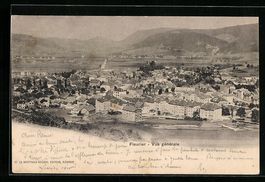 AK Fleurier, Vue générale, 1902