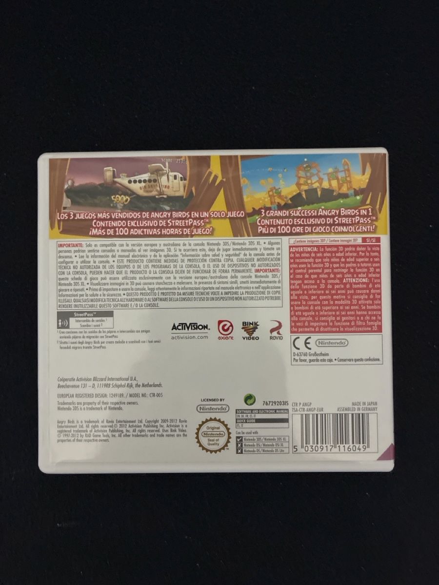 Nintendo Giochi: Spile Angry Birds Trilogy Nintendo 3DS – Nuovo (secondo la descrizione) da Taverne venduto da nad02026 1