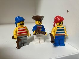 Lego 3 figurines pirates Minifiguren lot 3