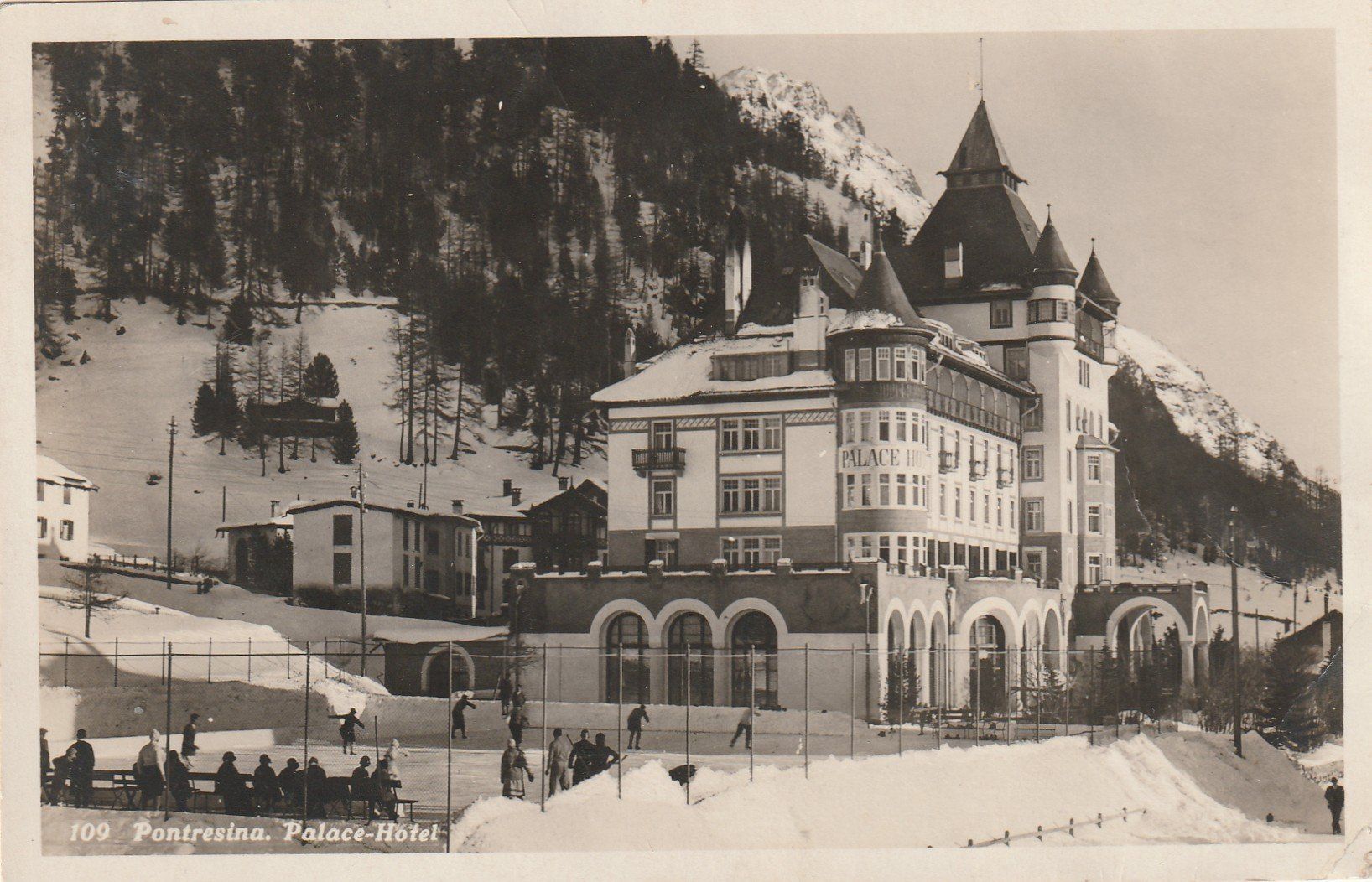 Cartoline postali: Pontresina Palace Hotel – Usato da Rorschacherberg venduto da fratovi2