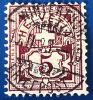 Ziffermuster mit Vollstempel    