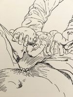 Otto Dix       "Neugeborenes Kind"    Strichätzung