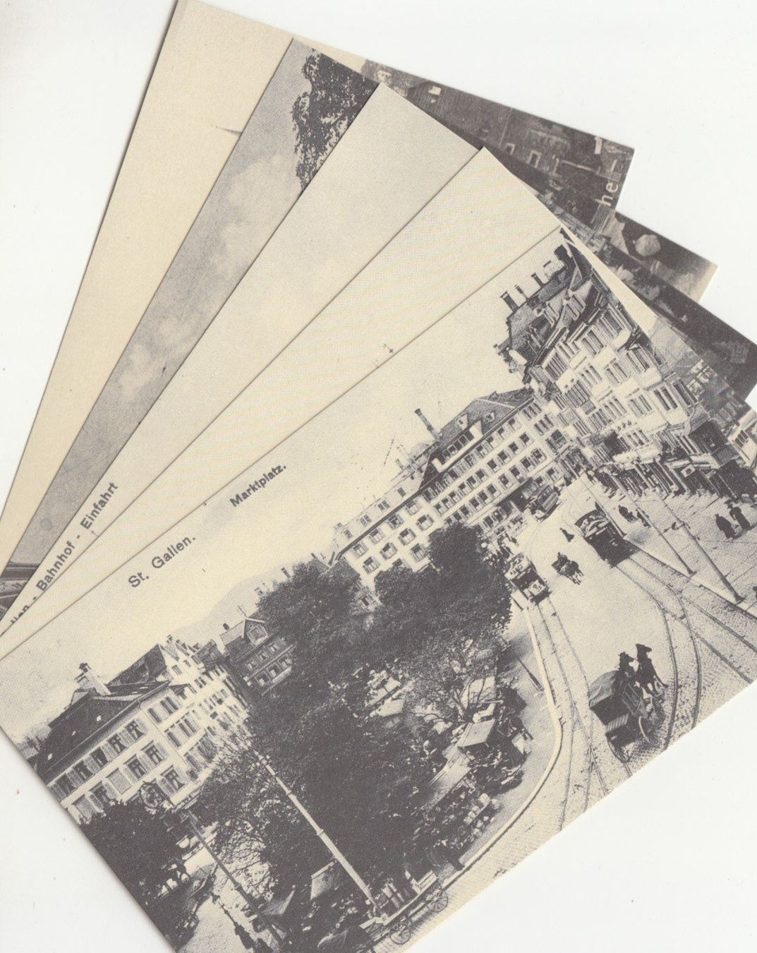 Cartoline postali: St. Gallen Retro, 5 Stk – Usato da Bürglen TG venduto da StampGraf