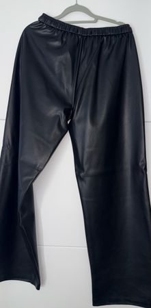 Lederhose Schwarz Grösse M 