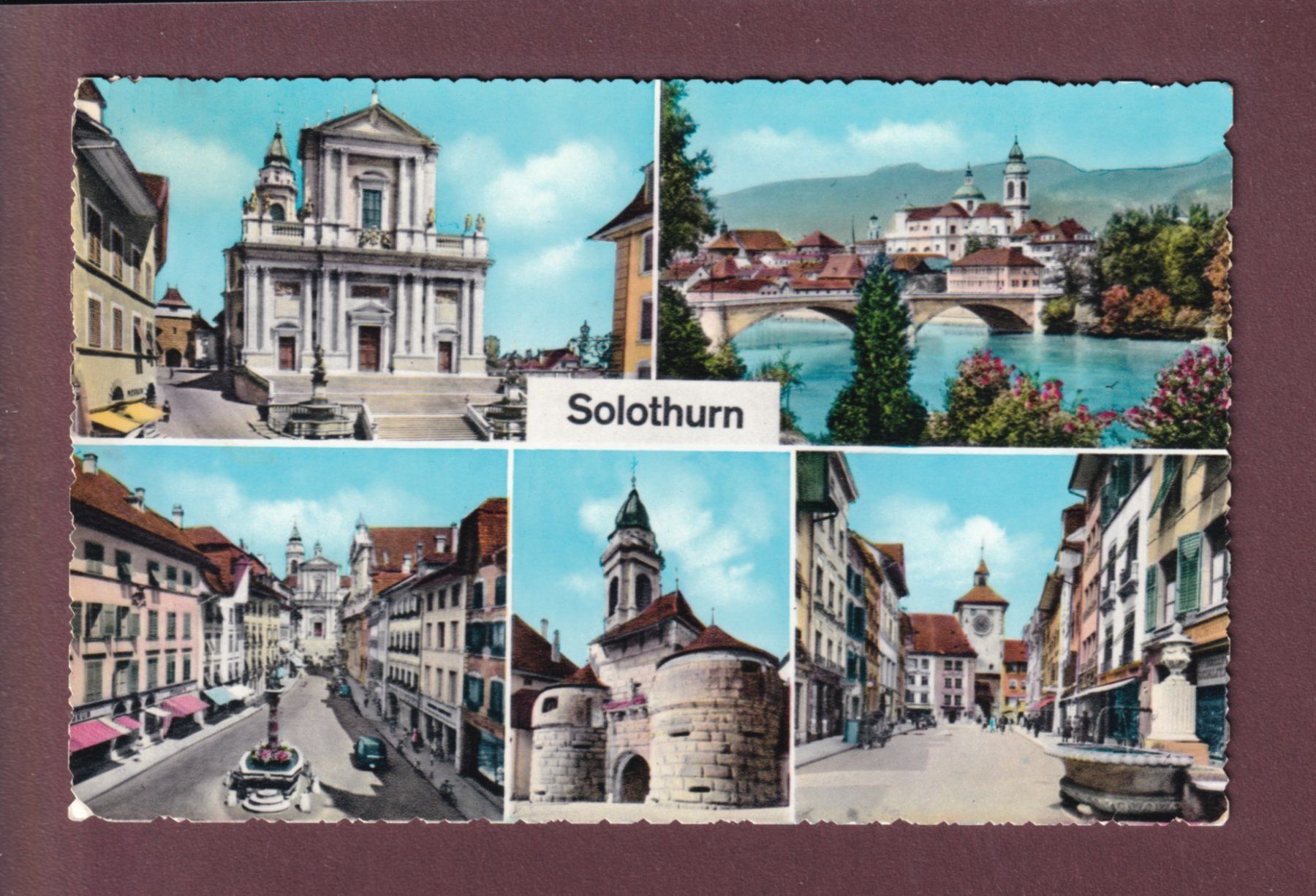 Cartes postales: SOLOTHURN - 5 Bilder - 1972 – D'occasion à Pully par nicecards
