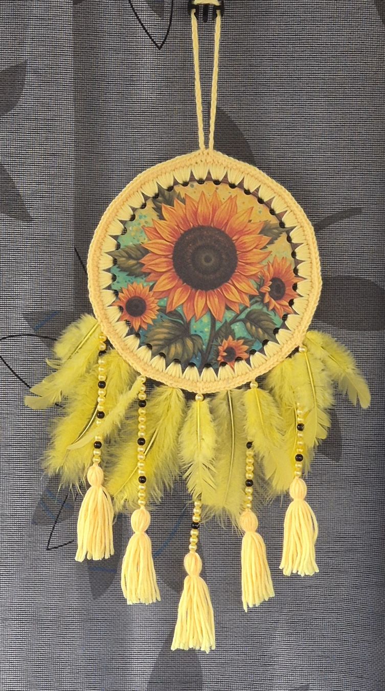Alle Dekorationen: Traumfänger "Sonnenblume" – Neu und originalverpackt aus Goldswil von Sandra7319