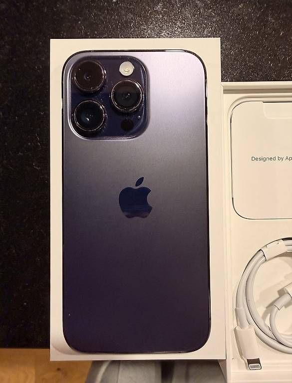 Handys / Smartphones: iPhone 14 Pro Max 128gb Deep Purple  – Gebraucht aus Sigirino von and_kgv7 2