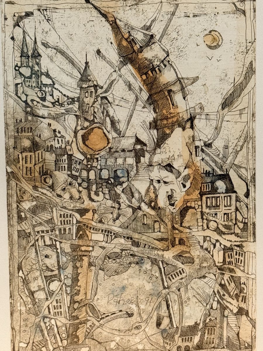 Grafica & Litografie: Peti Zumbühl 1992 - Radierung – Usato da Solothurn venduto da NUVICO 3