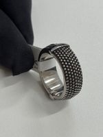 Trendiger Herrenring aus Edelstahl – Größe 62