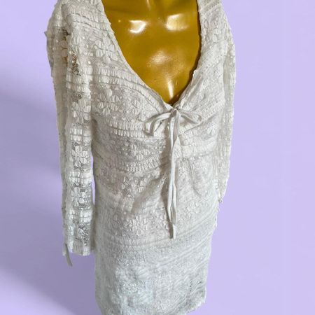 Robe Malle Demoiselle blanche dentelle