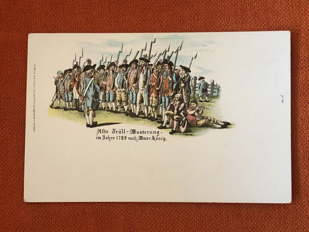 Cartoline postali: 4 uralte AK, Litho 1899, Heimiswil etc.  – Usato da Lufingen venduto da Rac0