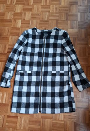 Manteau Esmara à carreaux noir-blanc/Mantel Esmara schwarz-w