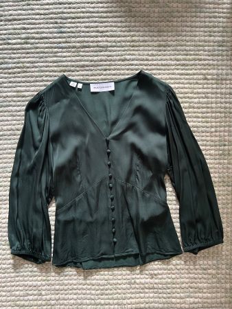 Bluse Waldgrün Selected 38