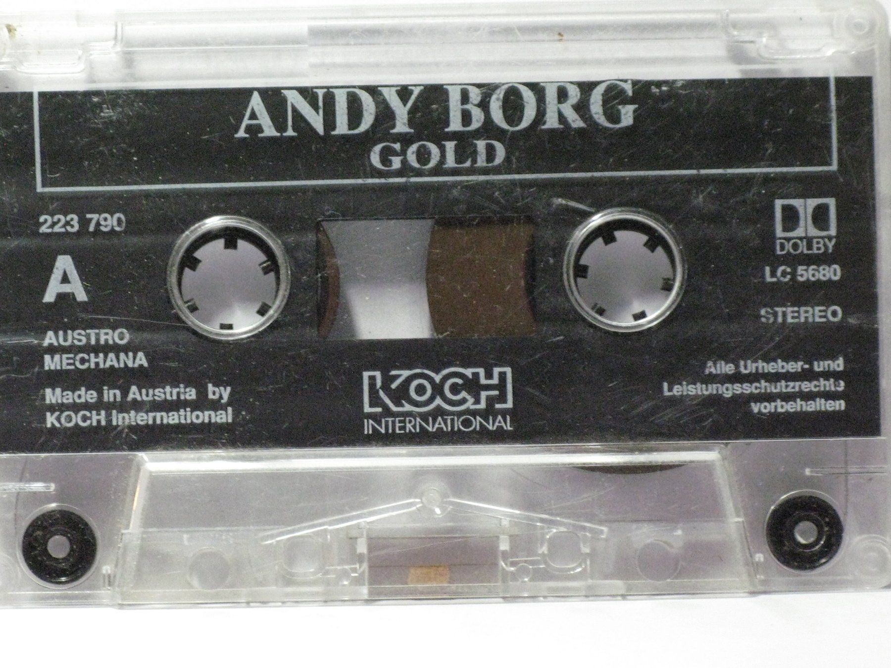 Musicassette: ANDY BORG  *  Gold – Usato da Langnau i. E. venduto da gf2_29jt 4