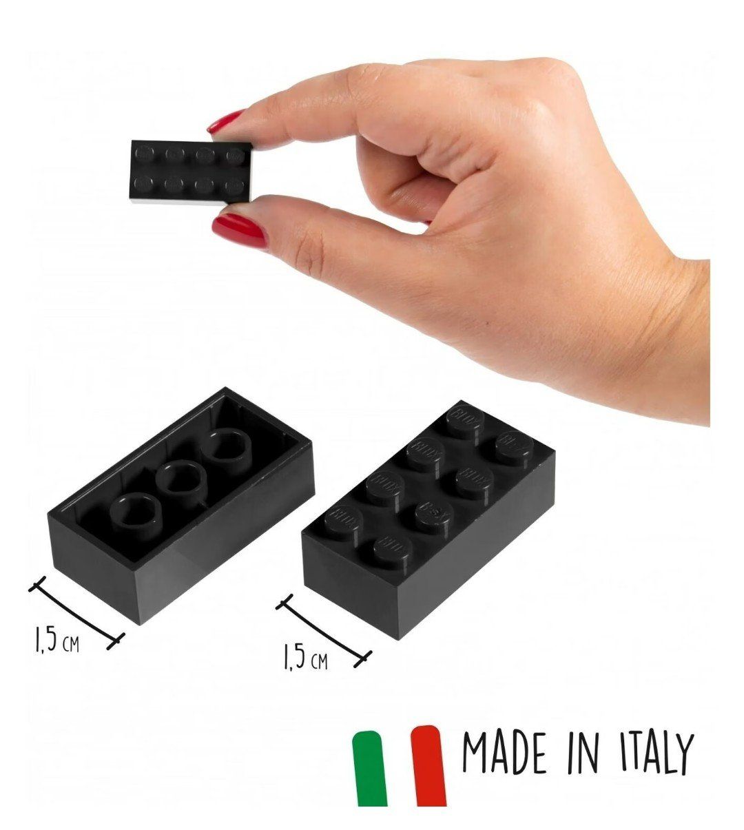Lego Kit di costruzioni: 2x6 Black Building Bricks 25 Pieces Blox - Lego compatible – Nuovo (secondo la descrizione) da Glattbrugg venduto da har_jgc7 5