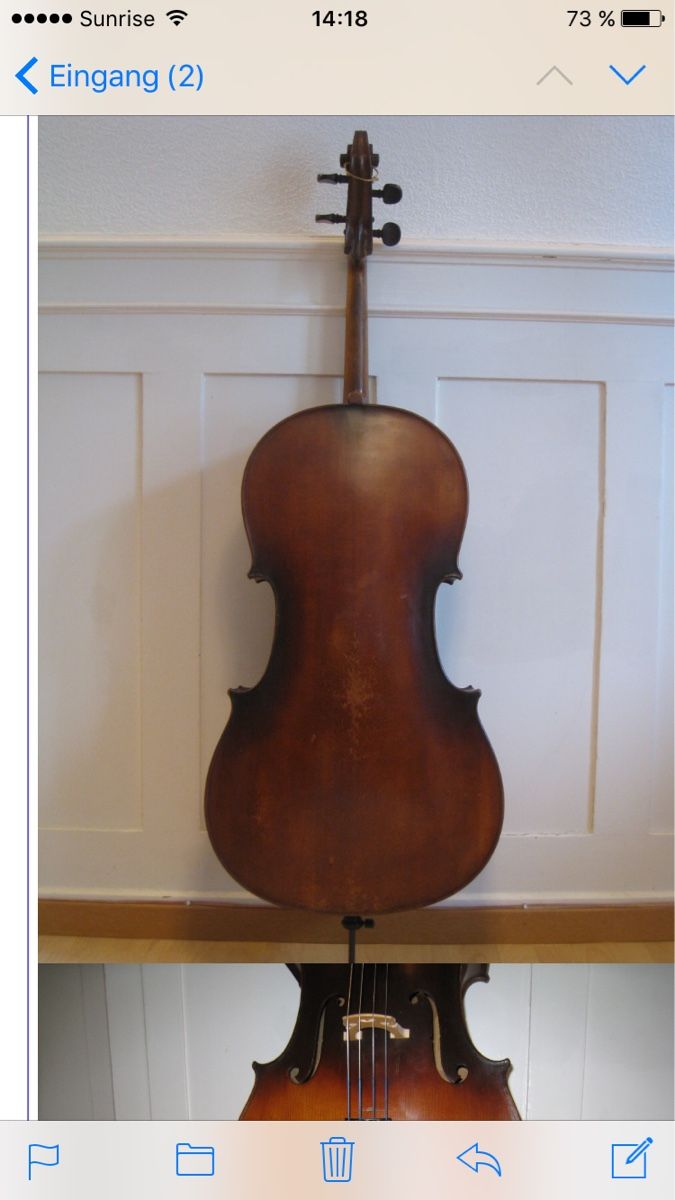 Strumenti musicali: Cello aus Erbschaft – Usato da Arlesheim venduto da mir_s77t 1