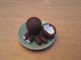 Handmade Kokosnuss Bounty Teller