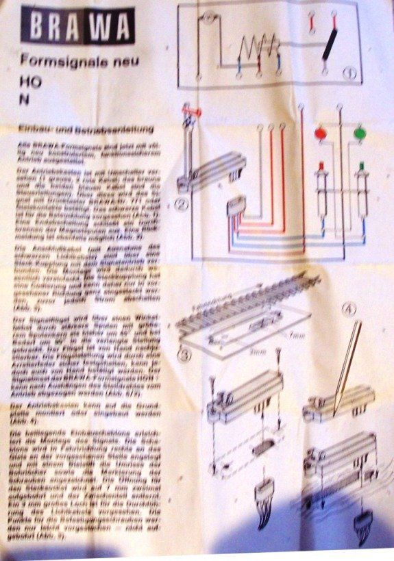 Brawa Modellini di ferrovie: Brawa H0 # 8933:  Gleissperrsignal mit Antrieb – Nuovo (secondo la descrizione) da Brüttisellen venduto da Rentner44zh 3