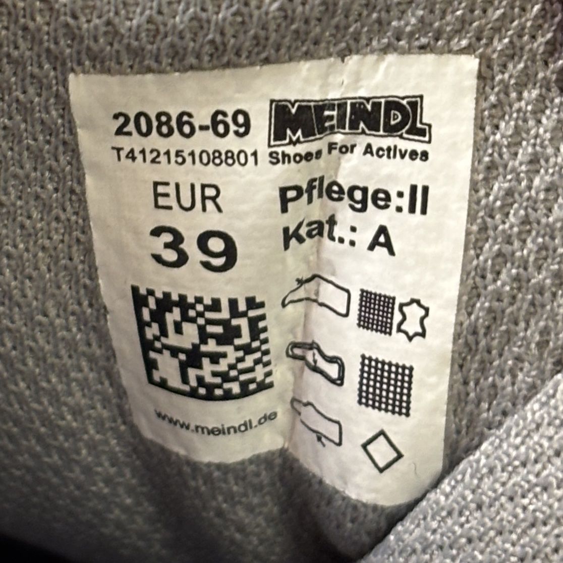 Meindl Scarpe da uomo: Meindl Wanderschuhe Gr. 39 Gore-Tex Rot Grün – Usato da Zürich venduto da sofiasstars 1