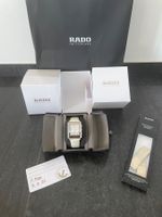 Rado Integral Jubilé Damenuhr aus Leder mit Diamanten