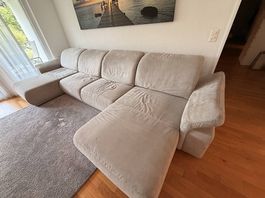 Grosses U-Sofa mit Stauraum & verstellbaren Rückenlehnen