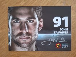 John Tavares Autogrammkarte SCB Lockout Season