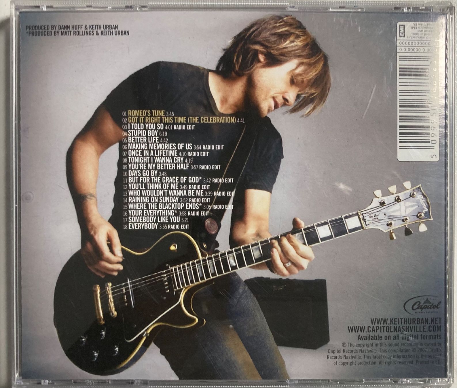 CD: KEITH URBAN - GREATEST HITS – Usato da Poliez-Pittet venduto da Newtown-Records 1