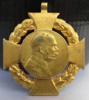 Orden Österreich Jubiläums-Hofkreuz 1908 vergoldet