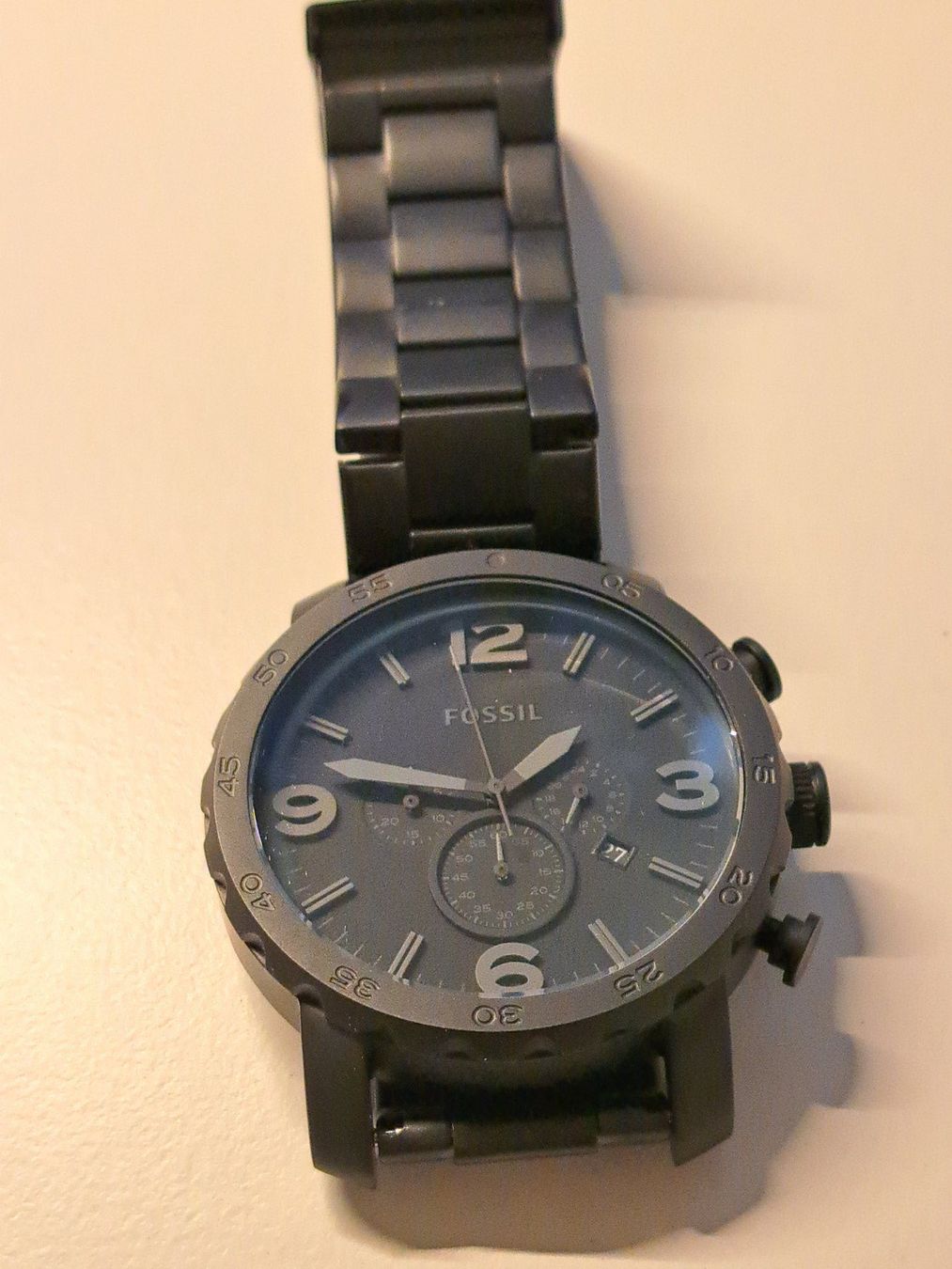 Fossil Uhren: Fossil Uhr Modell Nate – Gebraucht aus Hendschiken von RoFr01
