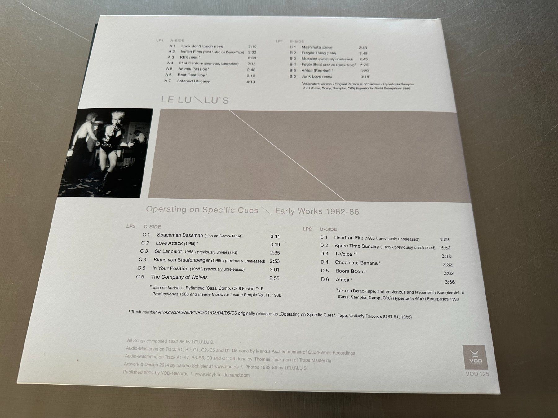 Dischi in vinile: LE LU/LU'S 2LPS OPERATING ON SPECIFIC CUES - VOD 125 – Nuovo (secondo la descrizione) da Sion venduto da jaipur1401 1