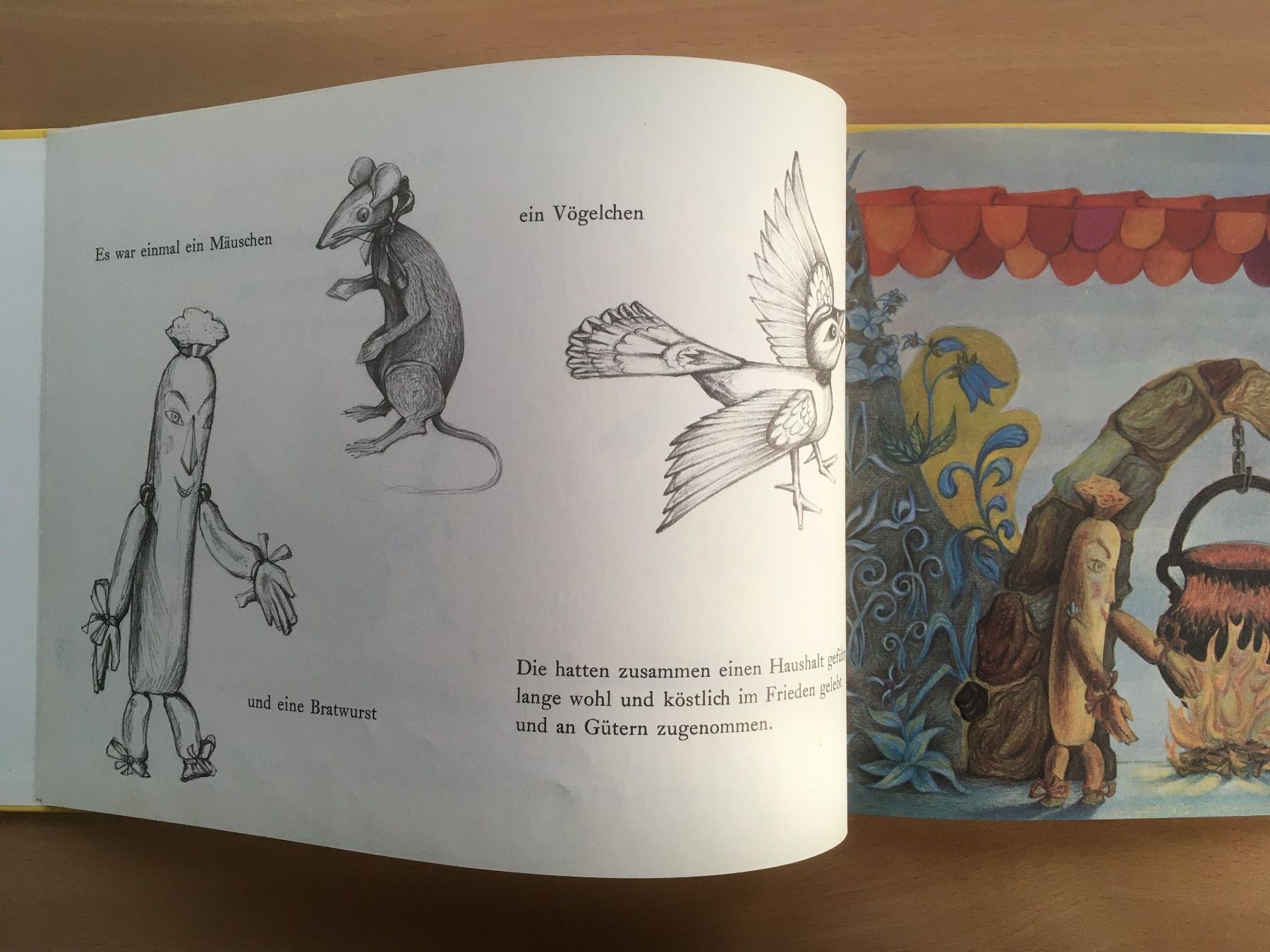 Bücher: Vom Mäuschen, Vögelchen und der Bratwurst - Märchenbuch – Gebraucht aus Grenchen von Kogi7 3