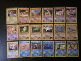 Pokemon 37 Karten Gym Heroes/Gym Challenge Base Vintage EN