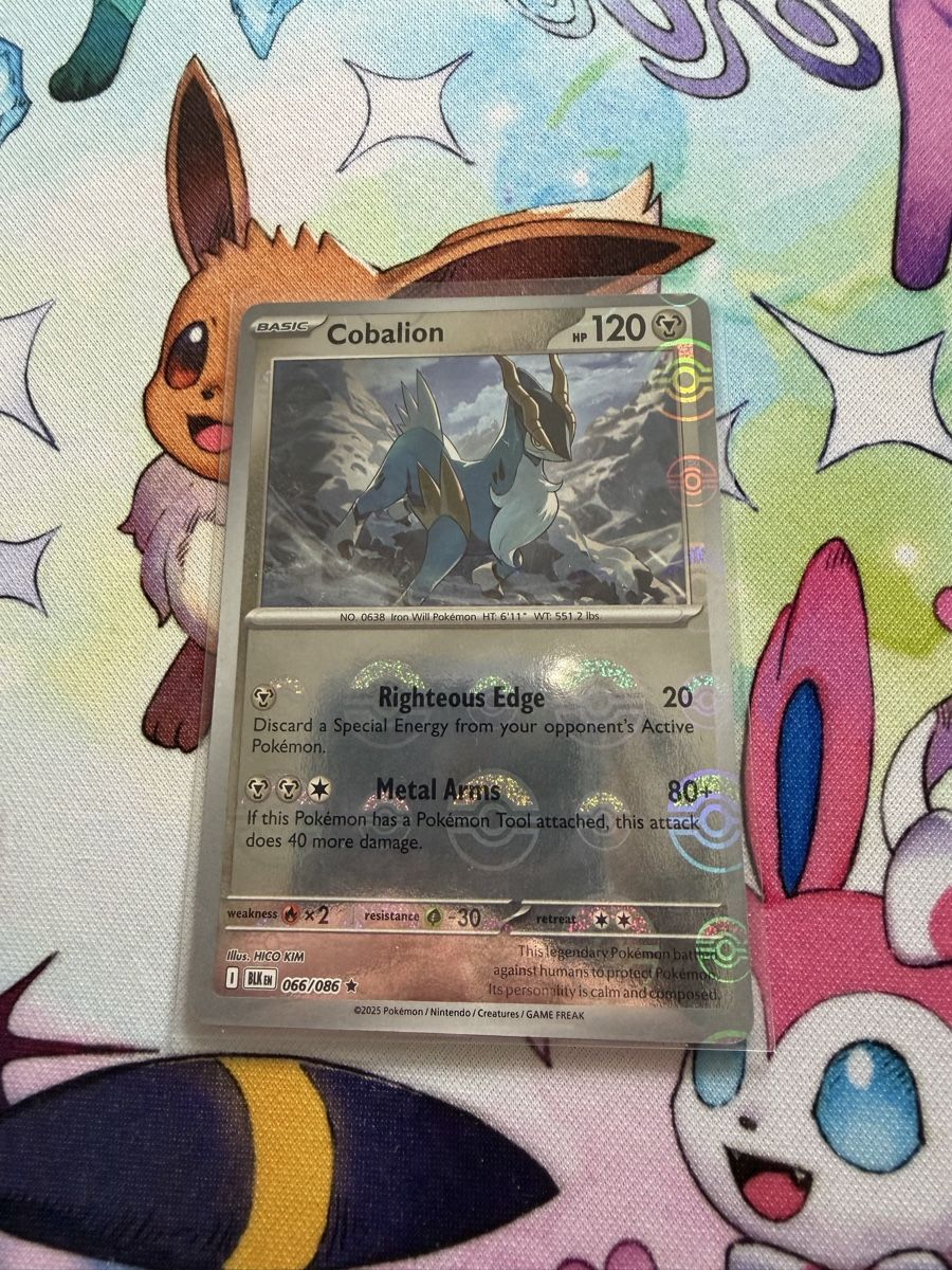 Pokémon Carte collezionabili: Pokemon Cobalion Pokeball 066/086 BLK – Usato da Grindelwald venduto da TSG-G-Town