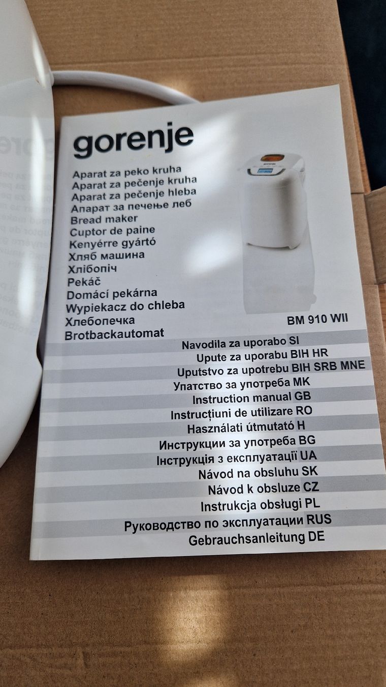 Gorenje Elettrodomestici da cucina: Brotbackautomat Gorenje – Usato da Oberägeri venduto da der_c6sb 1