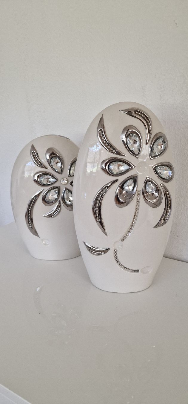 Tutte le decorazioni: Edle Vasen mit Strass, 2-teiliges Set, – Usato da Zürich venduto da Abrar123