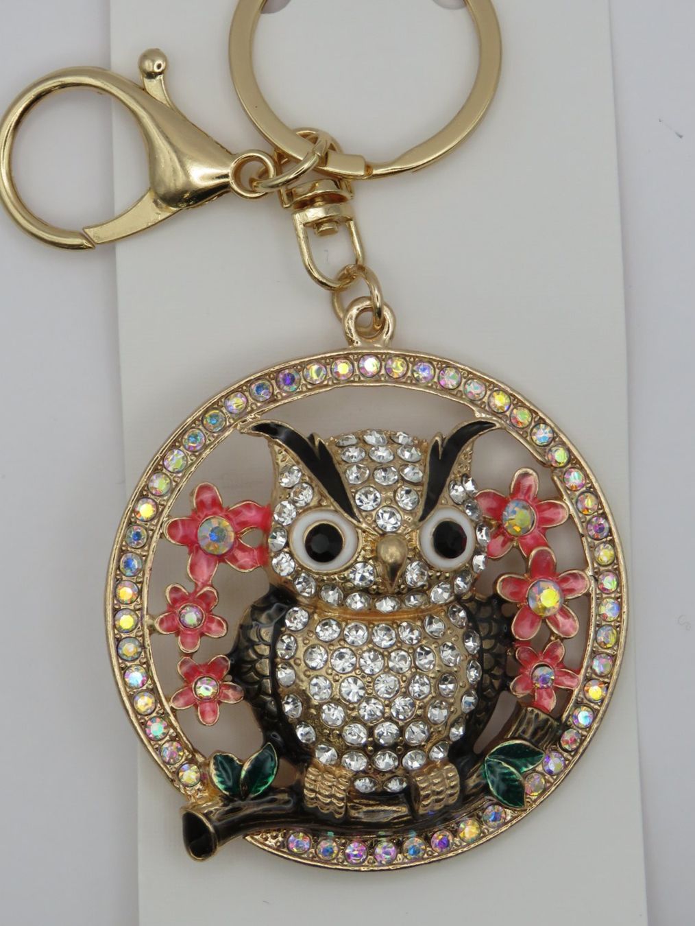 Portachiavi: EULE - Schlüsselanhänger mit Glitzersteinen - das Geschenk – Nuovo e nell'imballaggio originale da Grenchen venduto da Yamahwildstar16 1